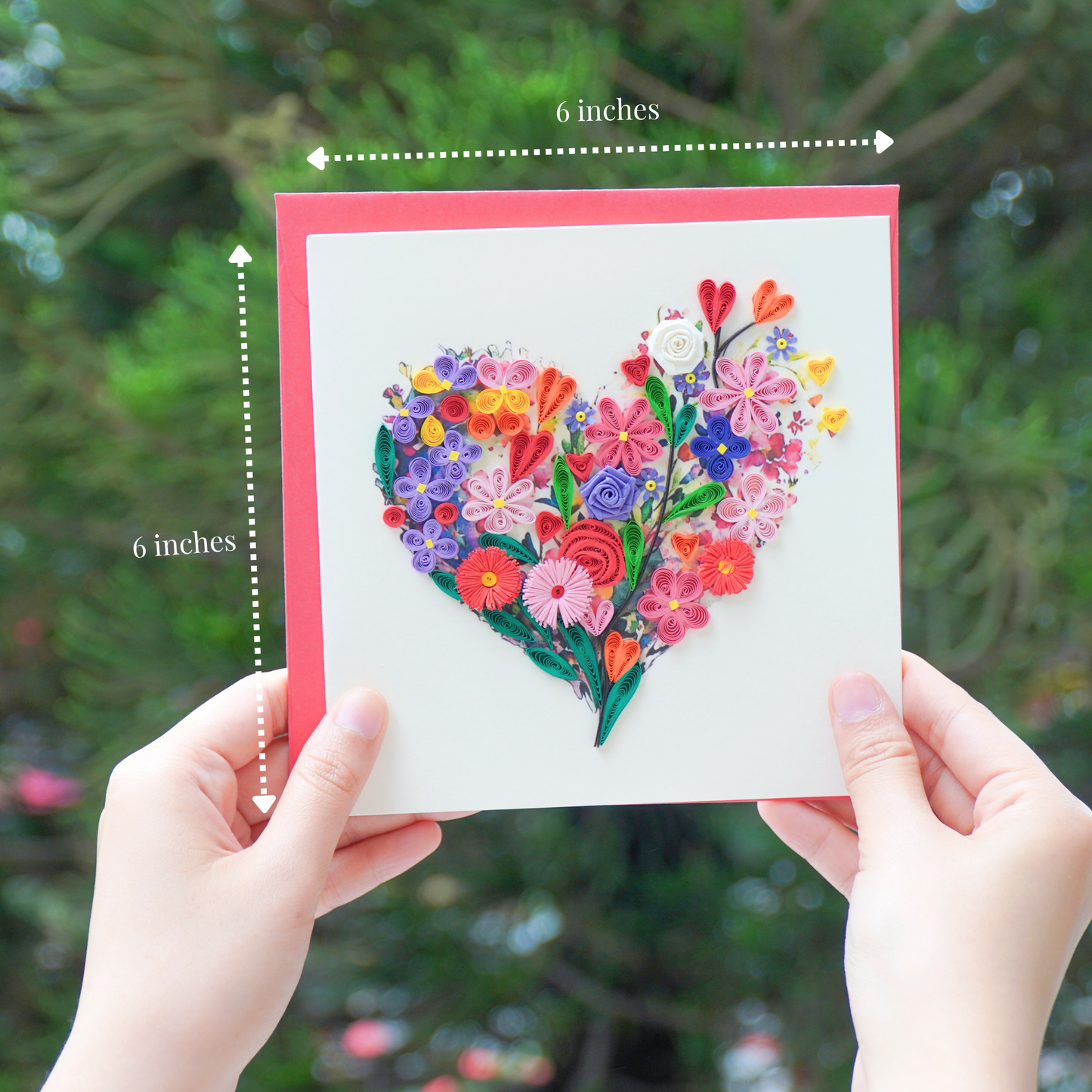 Heart Shaped Flower Bouquet