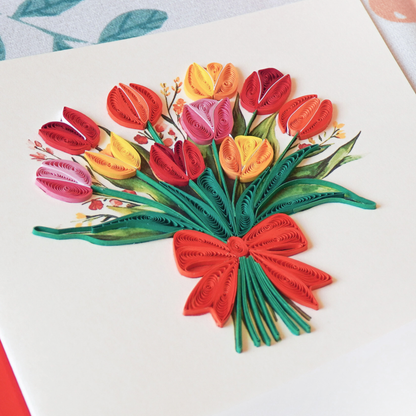 Colorful Tulip Bouquet