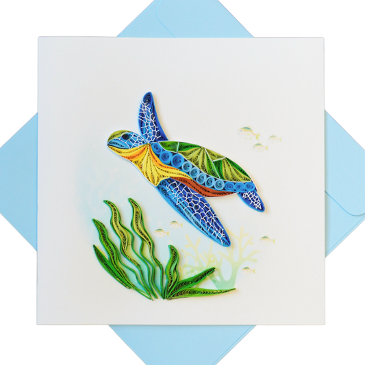 Sea Turtle & Seaweed