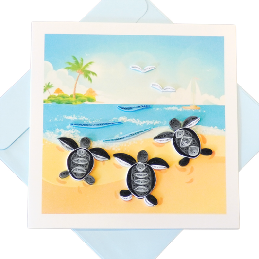 Sea Turtles on Beach