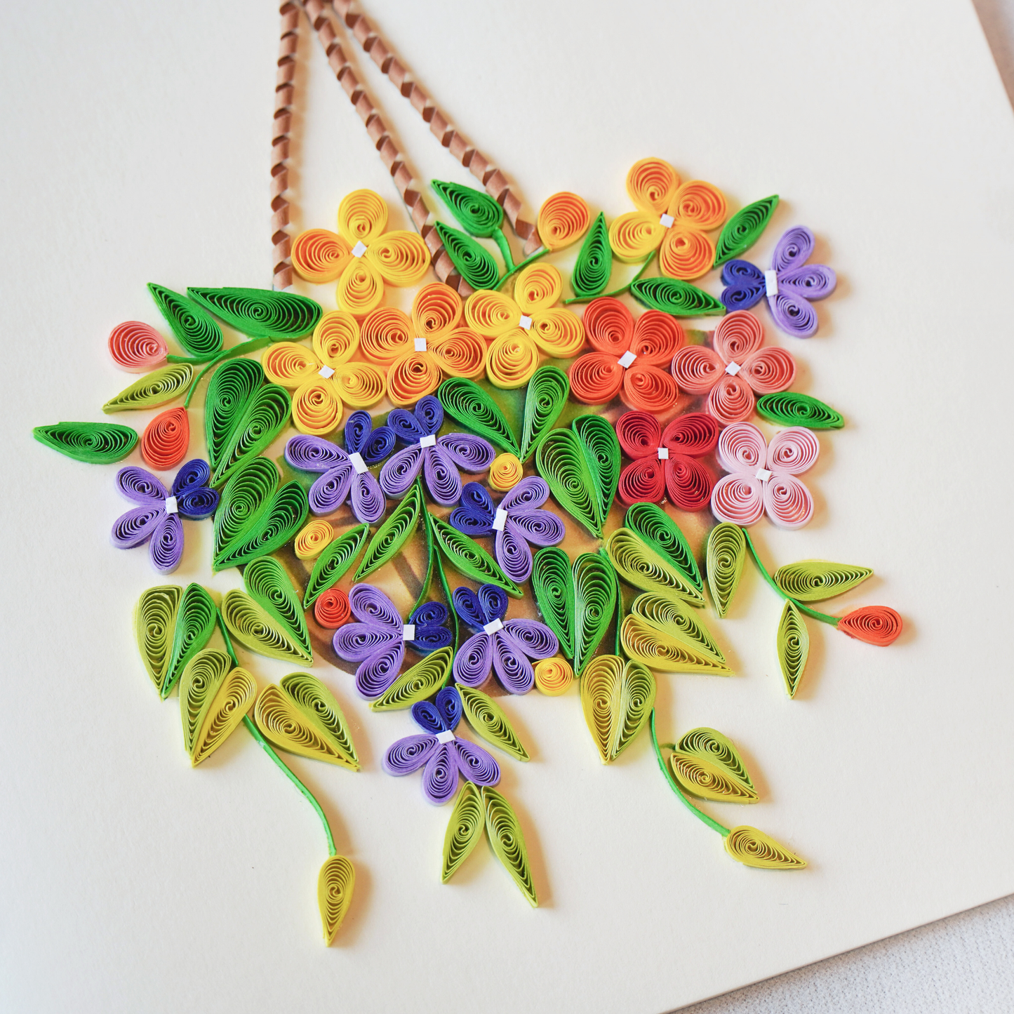 Colorful Wildflower Hanging Basket