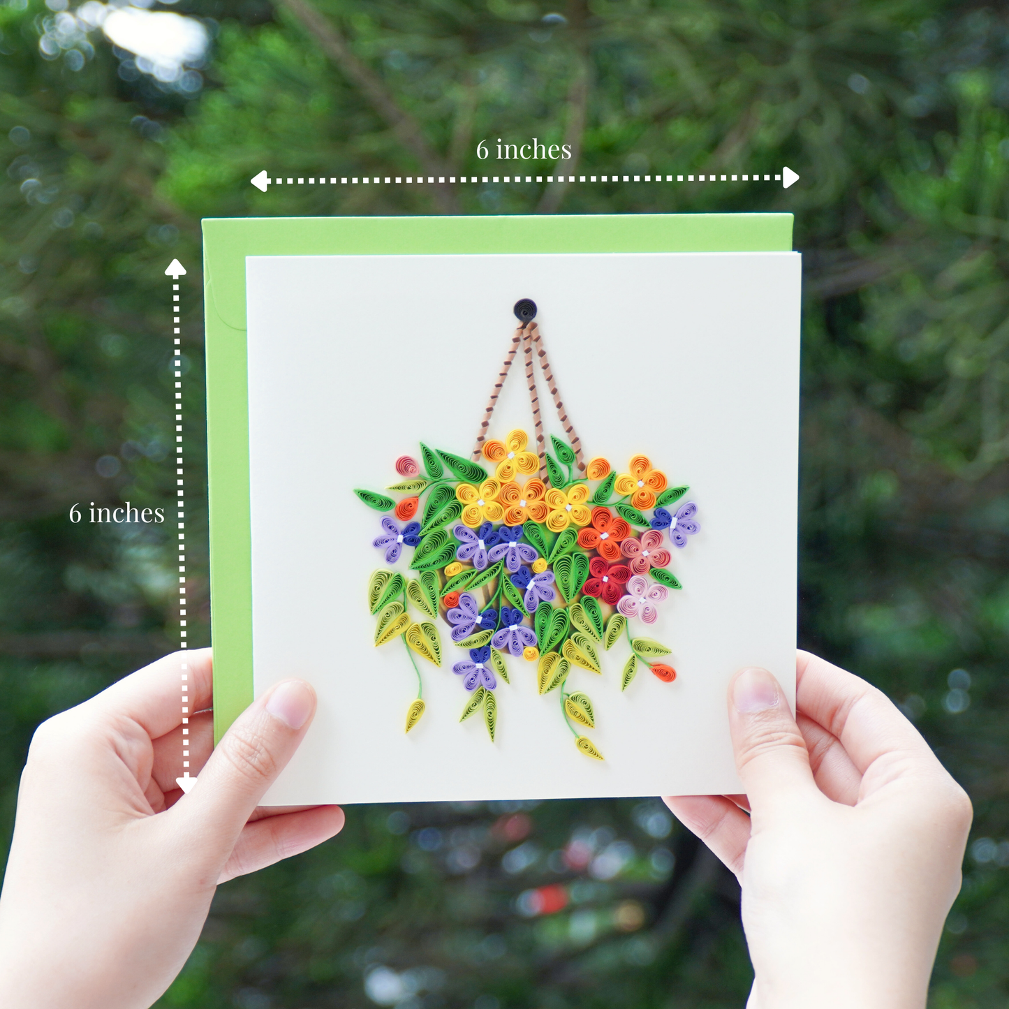 Colorful Wildflower Hanging Basket