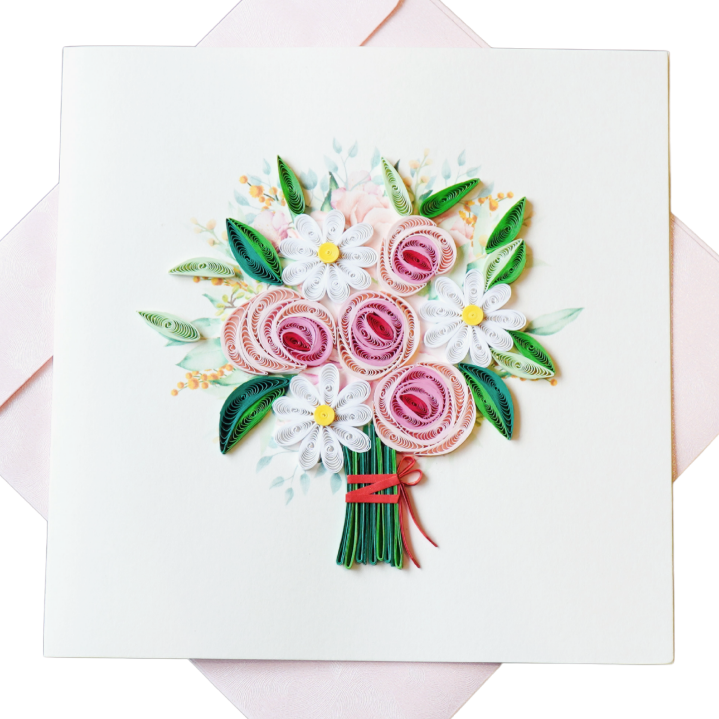 Pink Rose & Daisy Bouquet