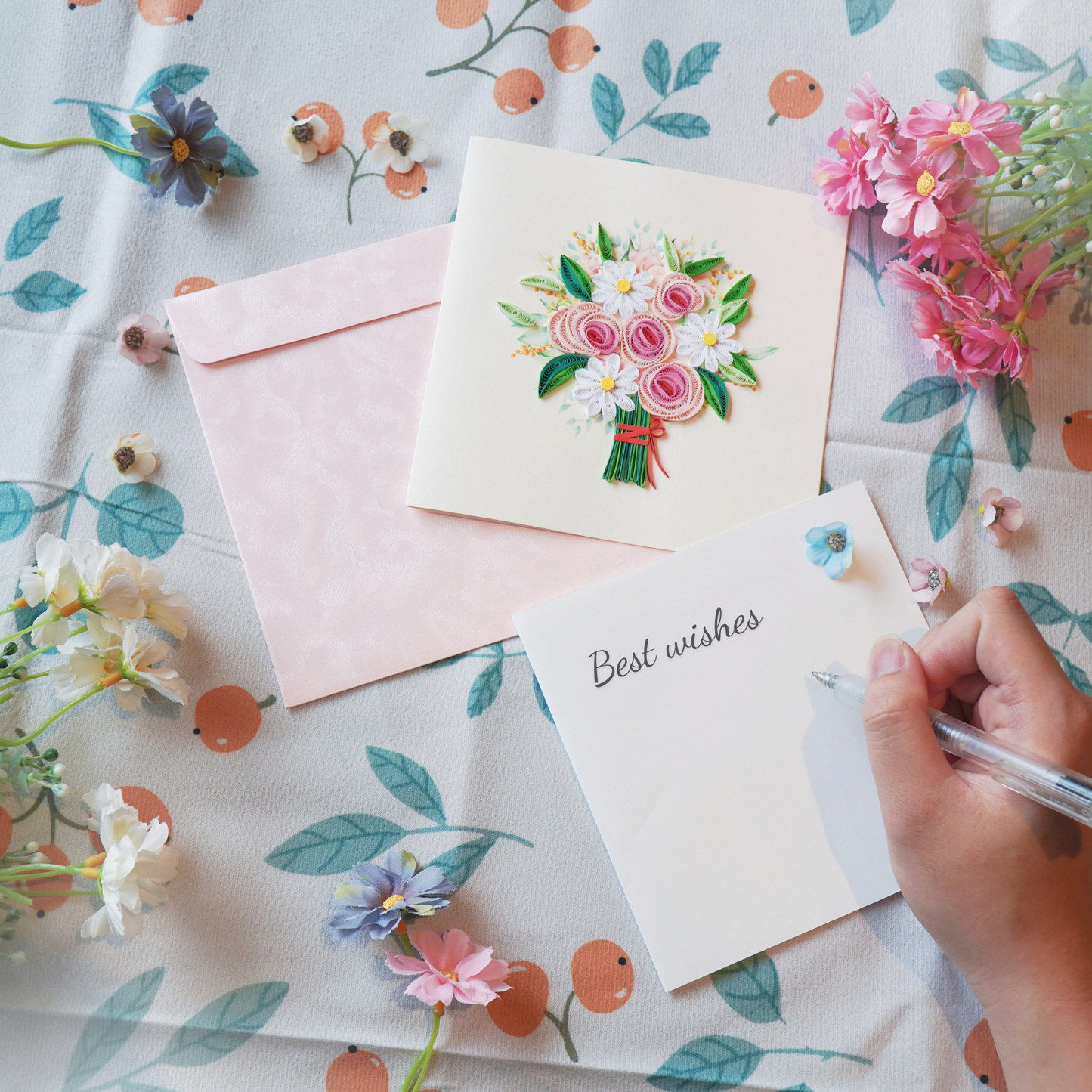 Pink Rose & Daisy Bouquet