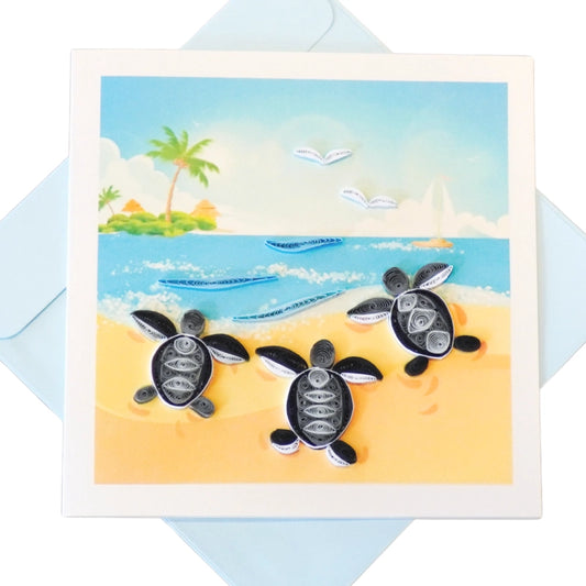 Sea Turtles on Beach